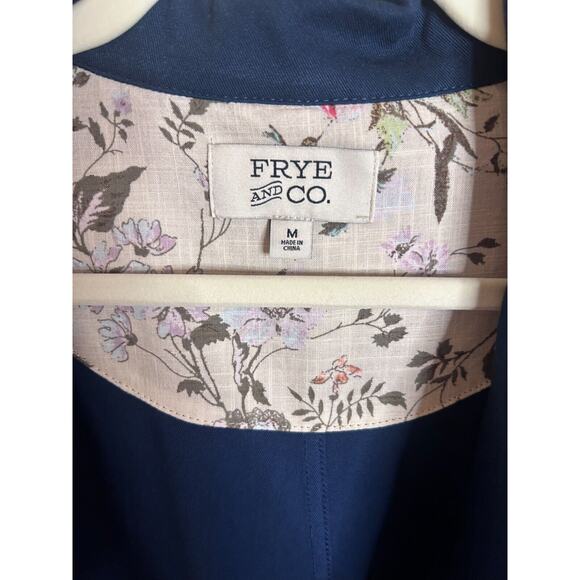 Frye and Co. Lightweight Cropped Navy Blue M Jacket ⭐BOGO🎉 - Picture 5 of 9